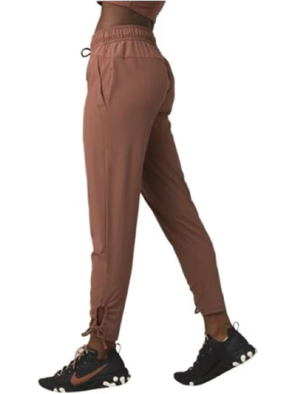 Prana Rust Brown Drawstring Jogger Pants